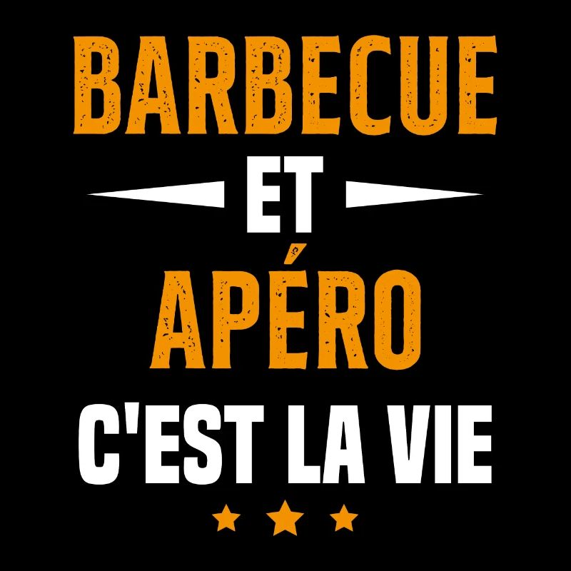 Barbecue et apéro c'est la vie vacances d'été