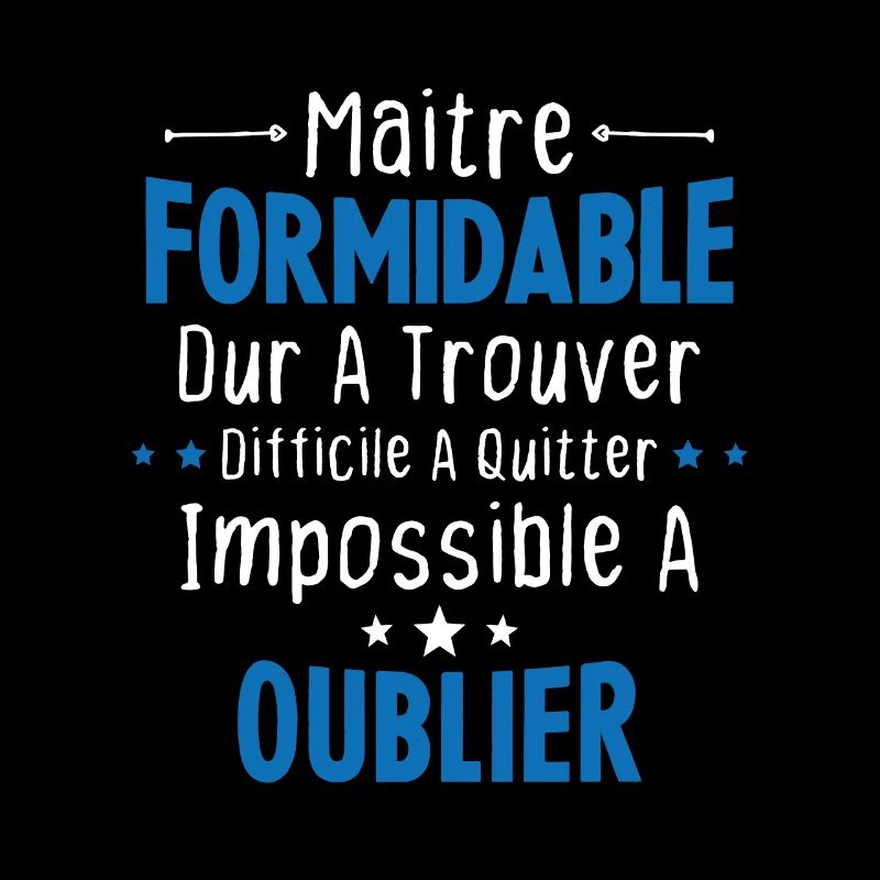 Maître Formidable Idée Cadeau Maître D'école