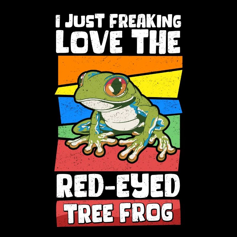 Frosch Rotaugenlaubfrosch Frösche Geschenk