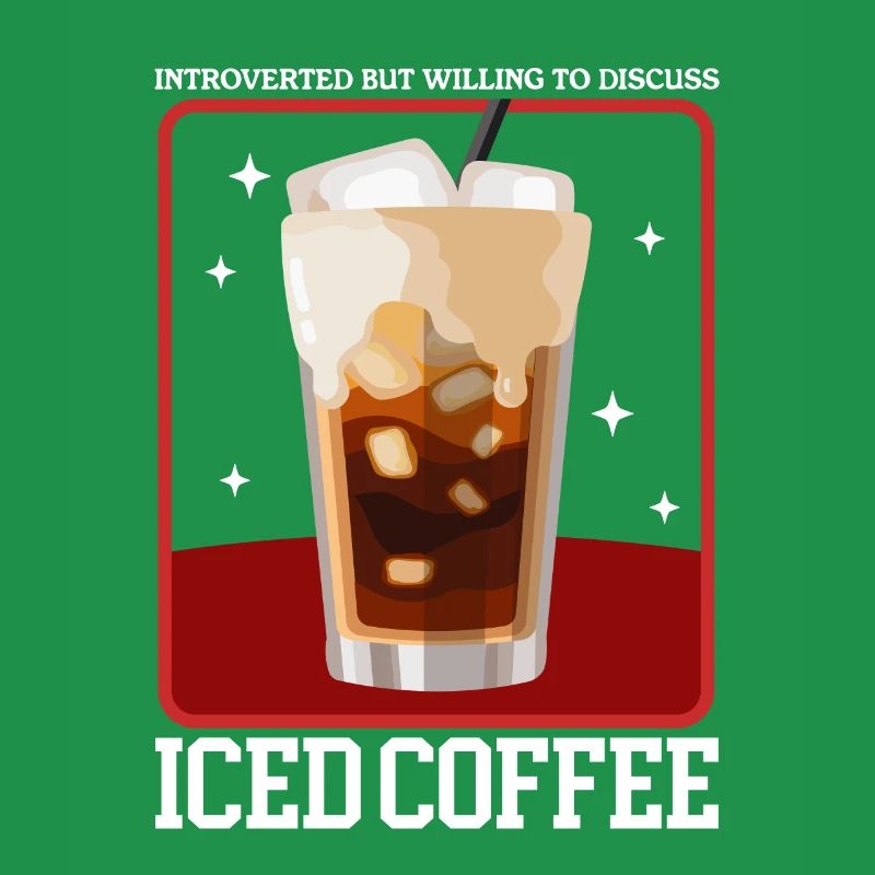 Eiskaffee Iced Coffee | Kaffee Liebhaber Geschenk
