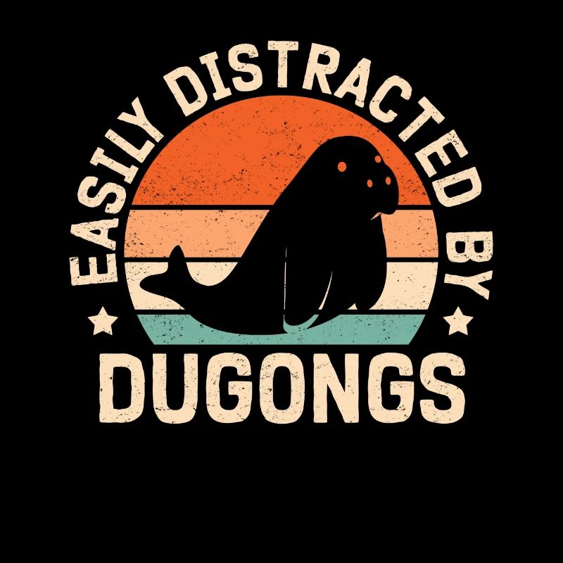 Dugong queue fourchue lamantin cochon cadeau