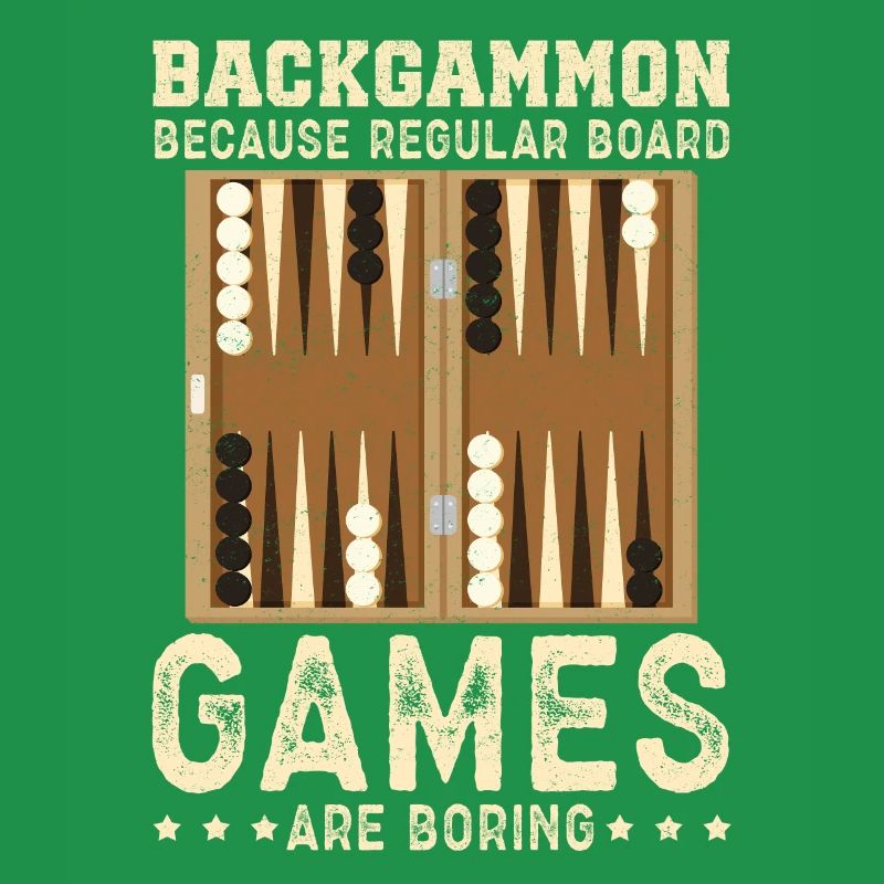 Backgammon Spieler Backgammon Brettspiel Geschenk
