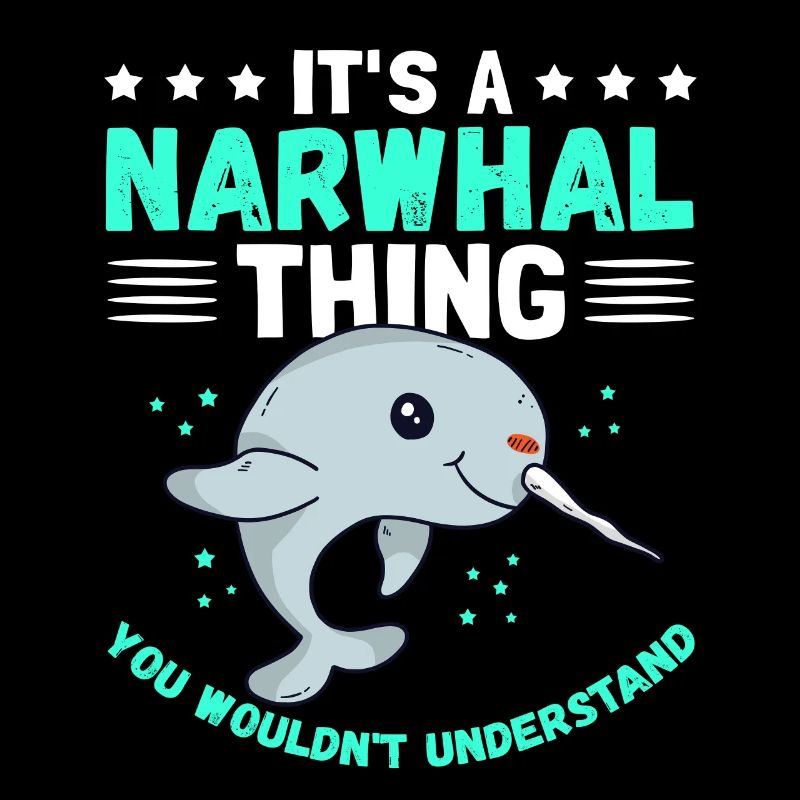 Narwal Wale Narwale Narwhal Wal Geschenk