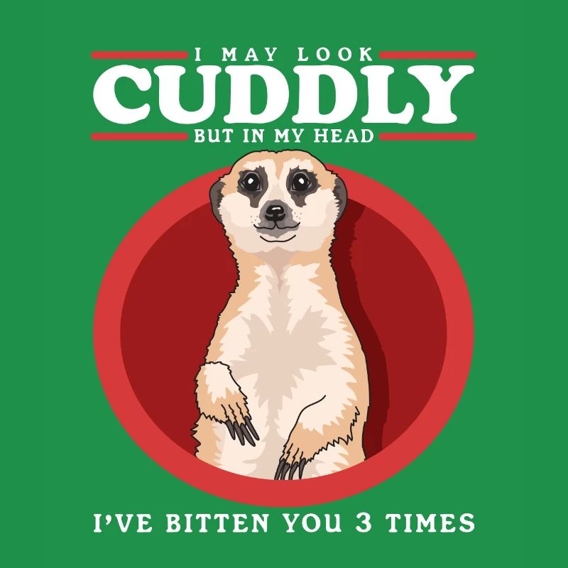 Erdmännchen lustiges Erdmännchen Geschenk