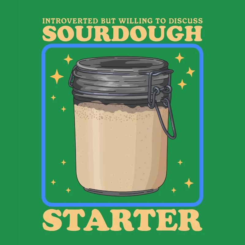 Sauerteig Starter Sauerteigbrot Bäcker Geschenk