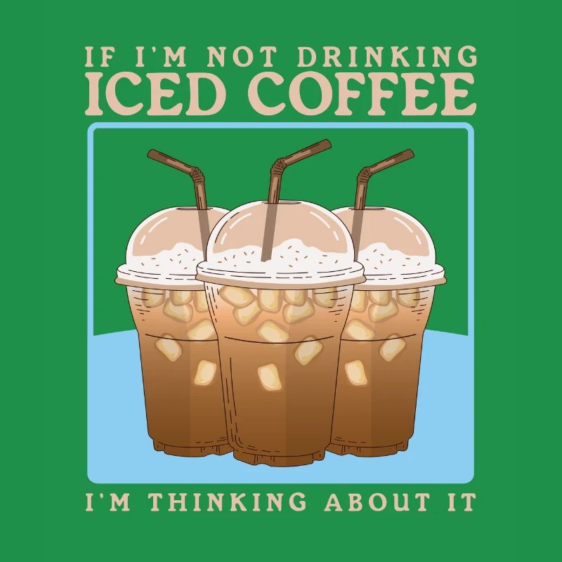 Eiskaffee Iced Coffee Kaffeeliebhaber Geschenk