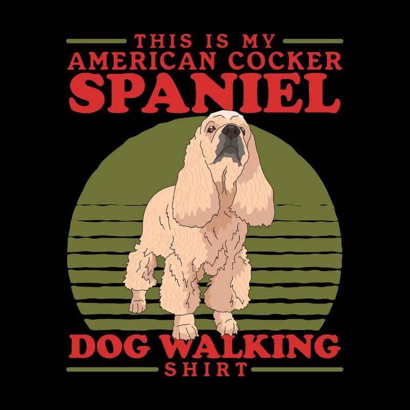 Cocker américain Spaniel Cadeau drôle