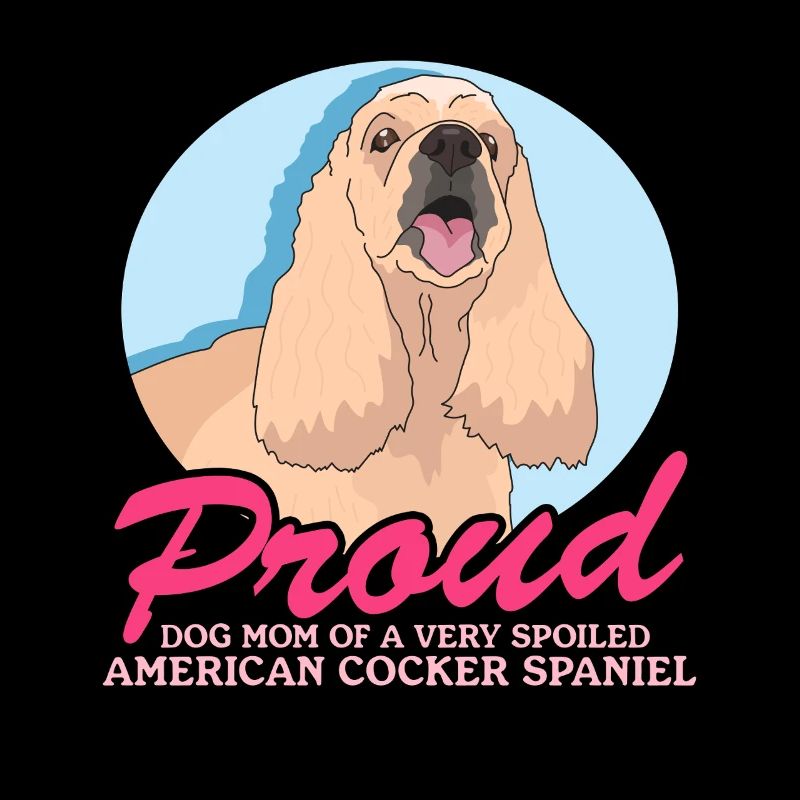 Cocker américain Spaniel Maman Cadeau