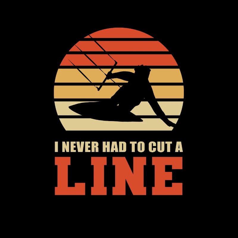 I never had to cut a leash. Kiteboarding