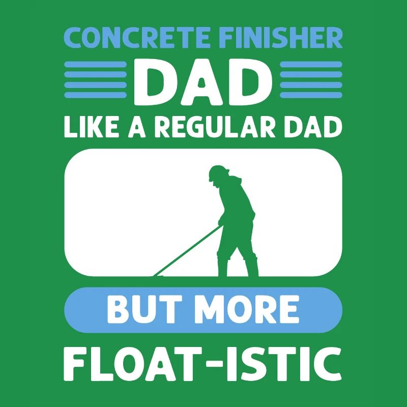 Concrete builder Papa. Cement masonry. Concrete builder