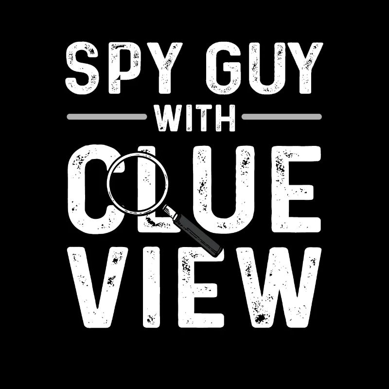 Spy Guy With Clue View. Spy. Private detective