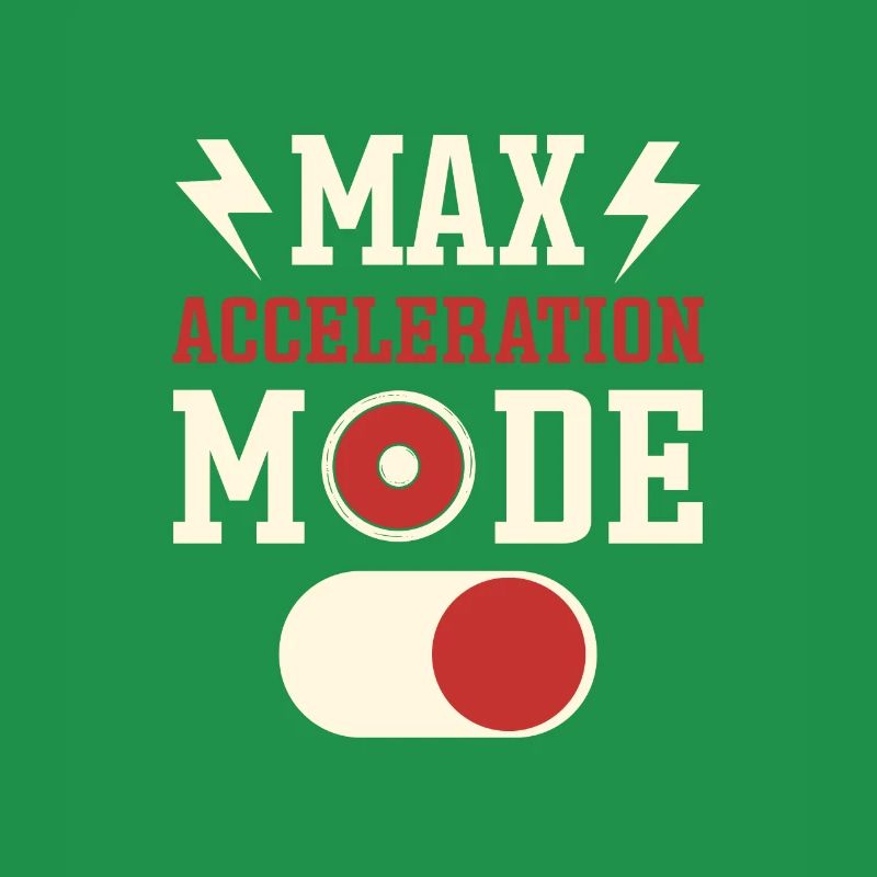 Mode d'accélération maximale activé. lanceur de disque.