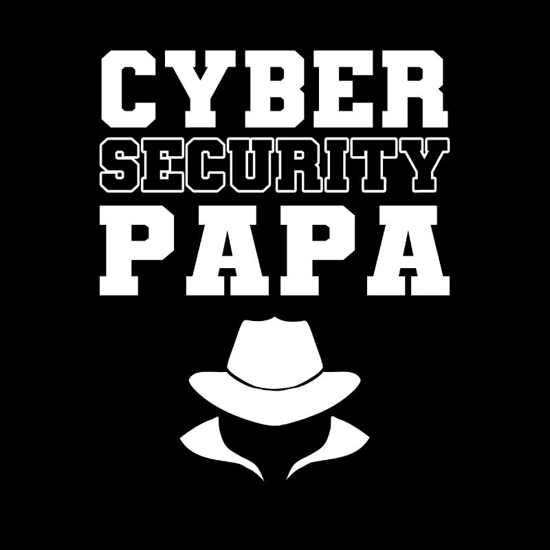 Cyber Security Dad. White Hat Hacker Cyber