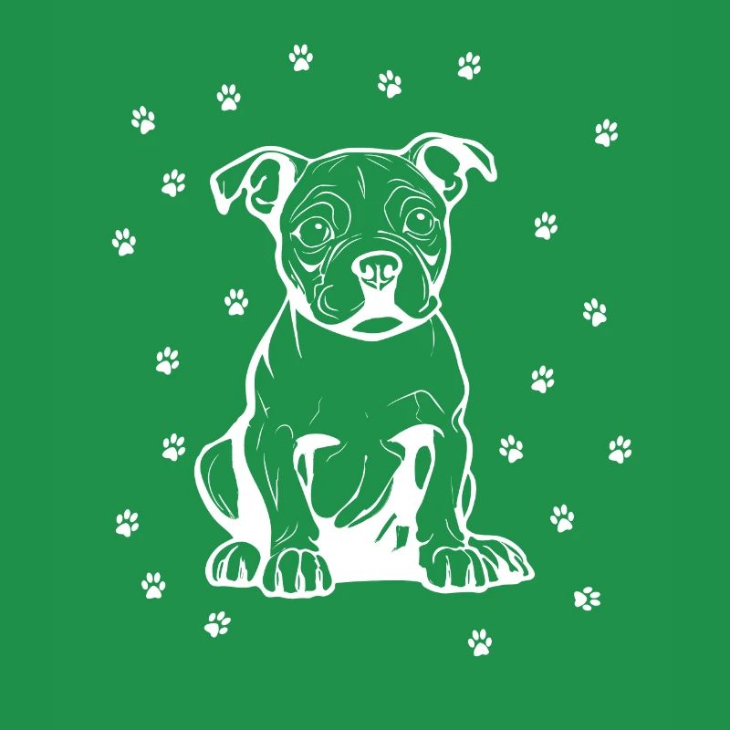 American Pitbull with Small Paws