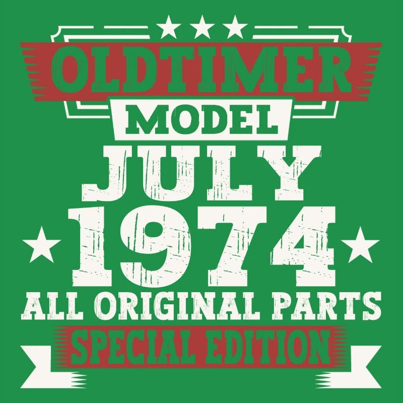 Oldtimer July 1974 48th Birthday Gift Men