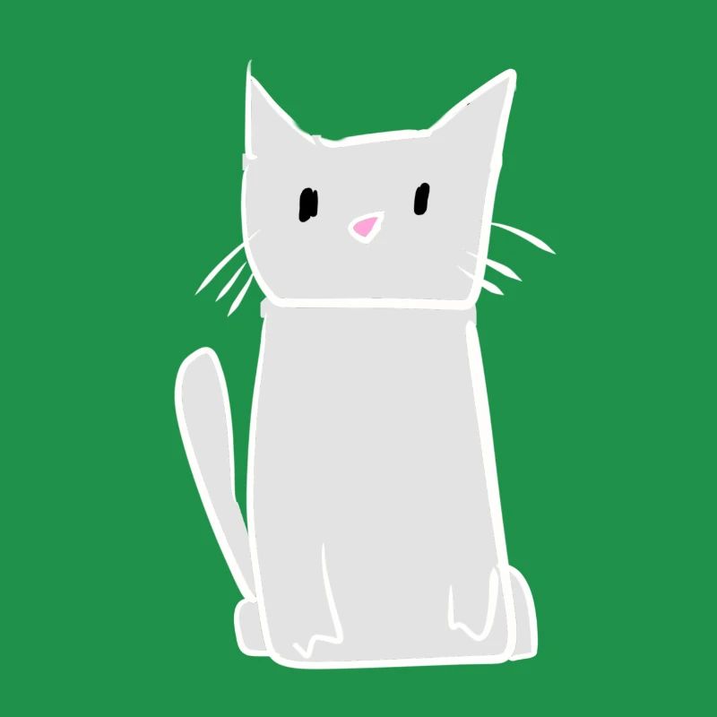 Symbole mignon d’animal de chat