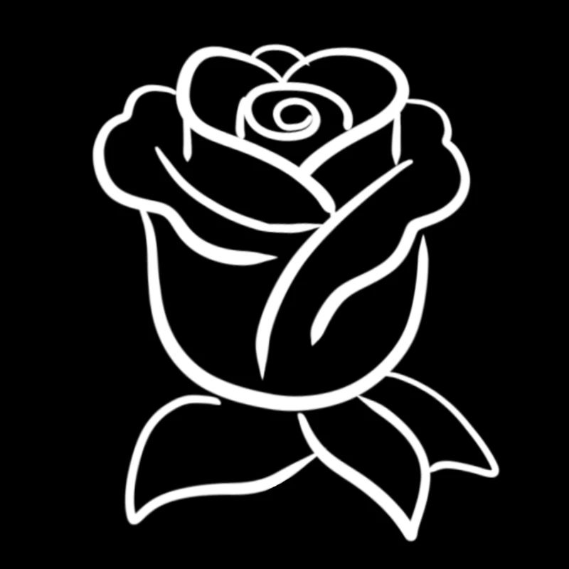 Symbole de floraison Forme Rose Plante