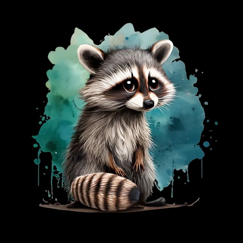 Süßer Waschbär