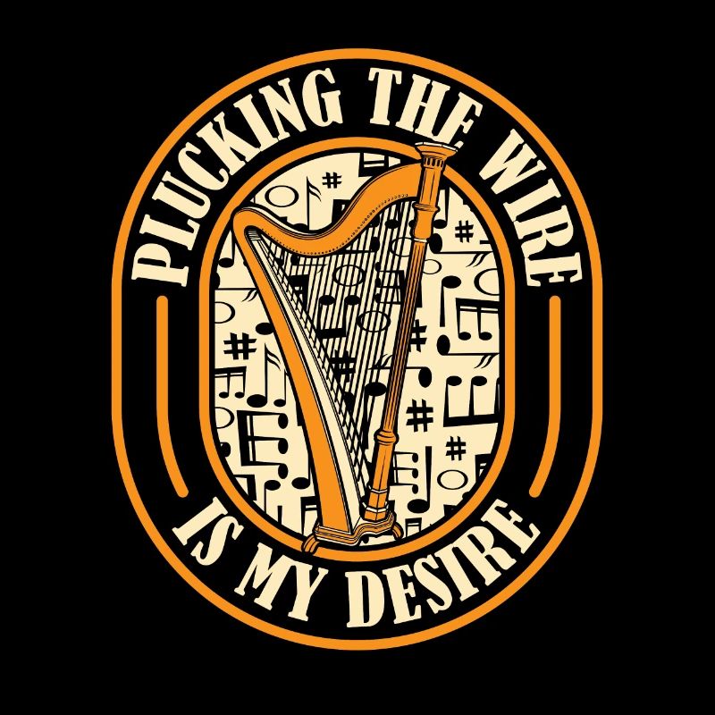 Plucking The Wire Is My Desire Konzertharfe