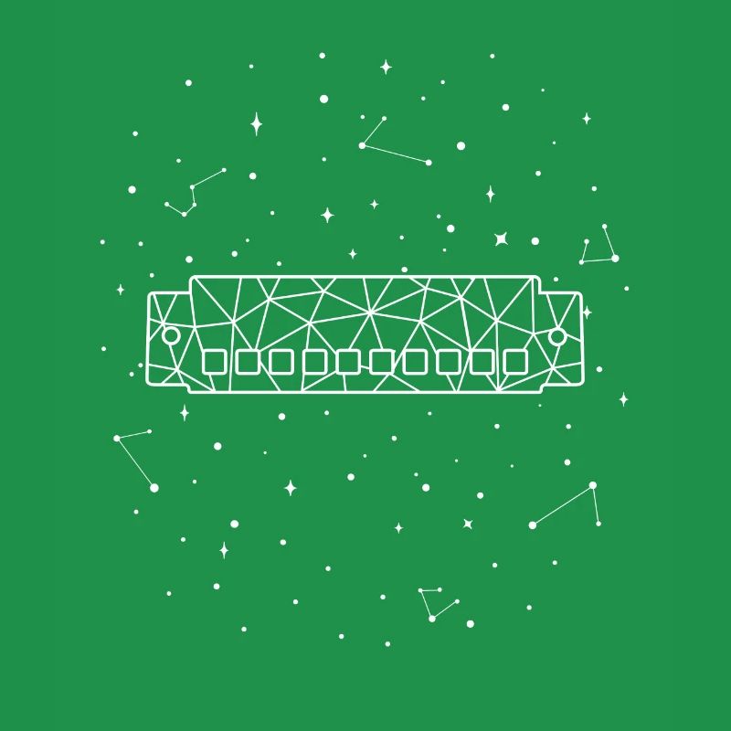 Harmonica Sternbild Constellation Harmoniciste