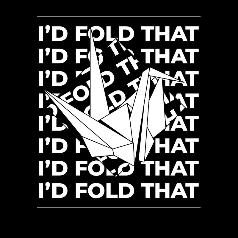 I'd Fold That Owl Paper Crane Folding Master
