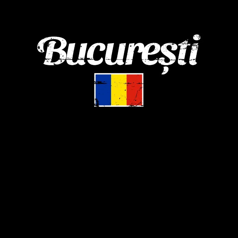 Bucuresti Roumanie Vintage Drapeau Roumain