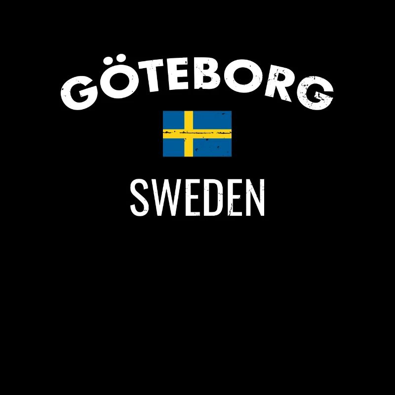 Göteborg Suède Vintage Suède drapeau Suède