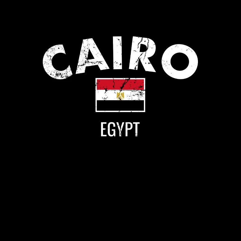 Le Caire Vintage Egypte Egypte Egypte Drapeau Egyptien Egyptien