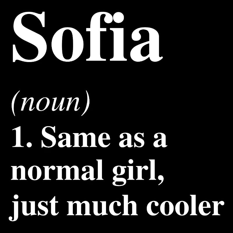 Sofia Definition Cooler Name Spruch Geschenk