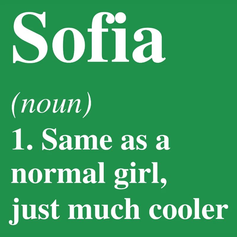 Sofia Definition Cooler Name Spruch Geschenk