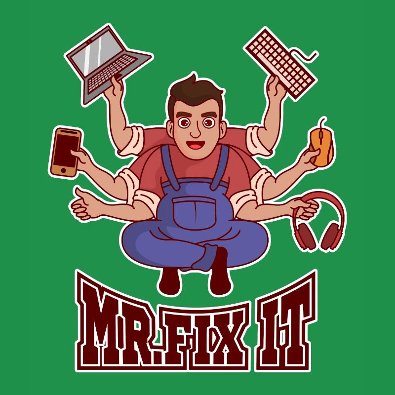 Mr. Fix IT Admin IT Specialist Sysadmin
