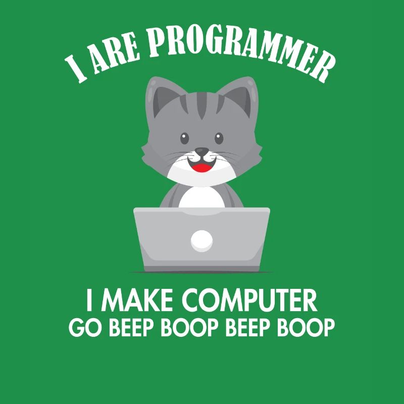 I Are Programmer Cat Softwareentwickler Coder