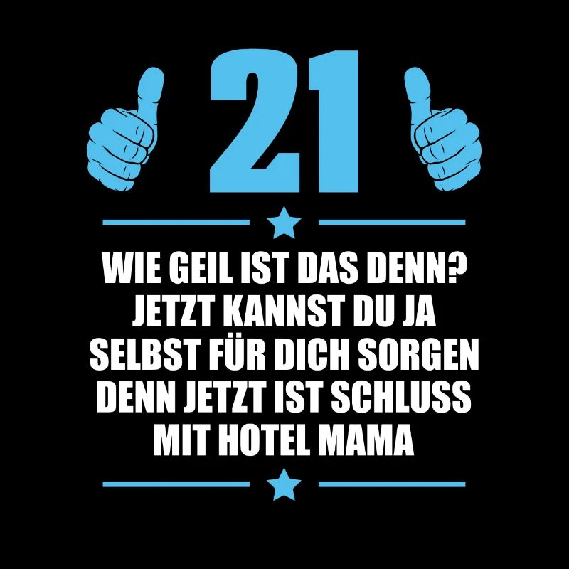 21er Eltern Sohn Idee 21. Geburtstag Geschenk