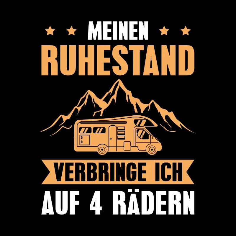 Ruhestand Pension Camping Camper in Rente