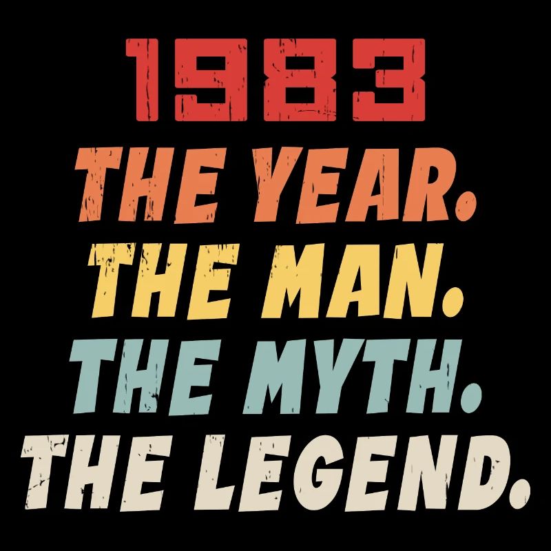 1983 Geburtstagsgeschenk, The Legends Born 1983