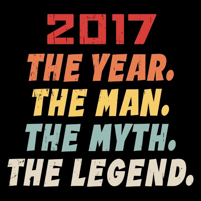 2017 Geburtstagsgeschenk, die Legenden geboren 2017