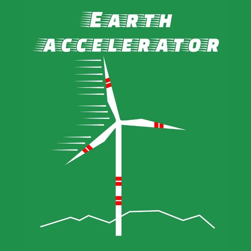 Windrad earth accelerator Umwelt Zukunft Solar