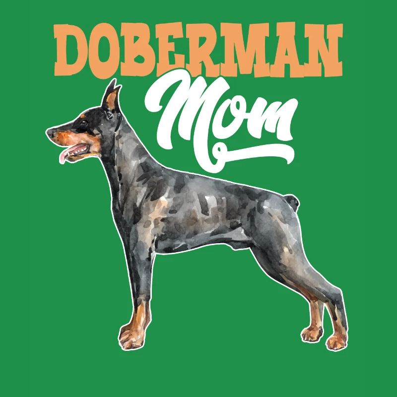 Dobermann Hund Dobermann Mutter