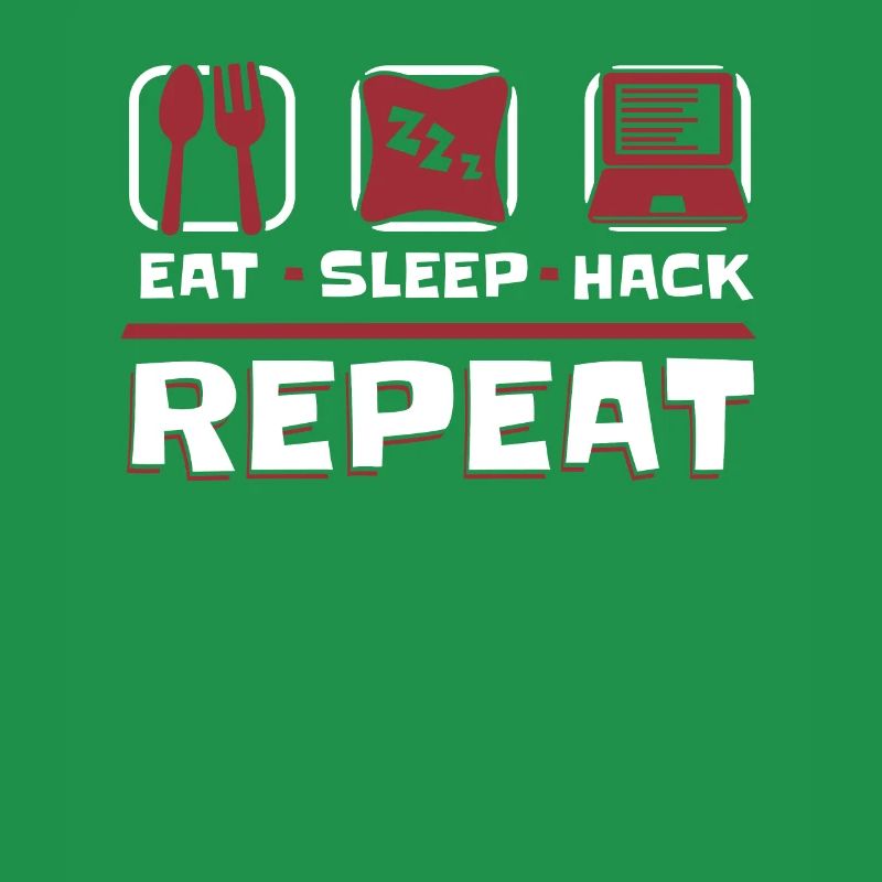 Eat Sleep Hack Repeat Social Engineering Phishing