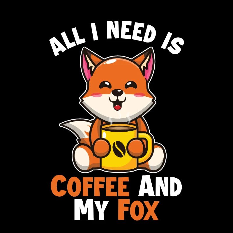 Coffee and my Fox Red Fox Canidae Caninae Fox