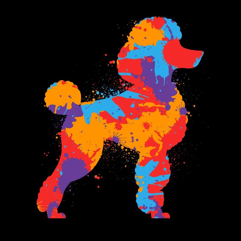 Caniche coloré Amant chien Lover Caniche