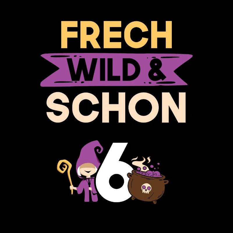 6 Jahre Geburtstag Junge Mädchen Halloween Hexe