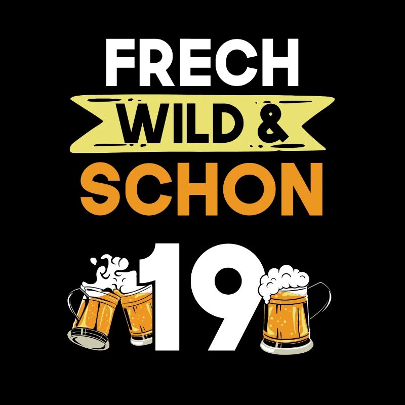 19 Jahre Geburtstag Bier Biertrinker