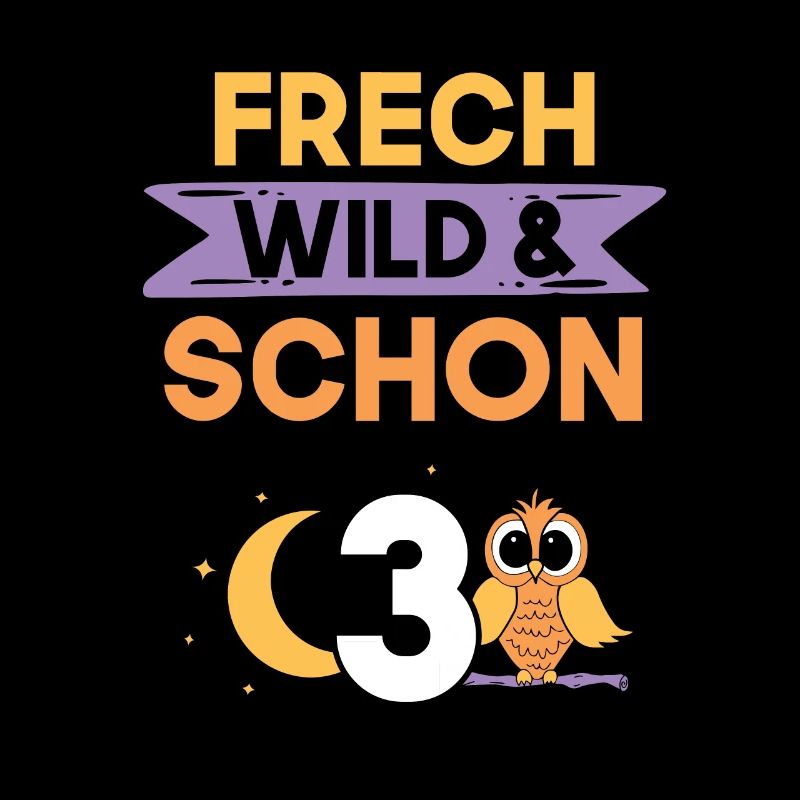 3 Jahre Geburtstag Junge Mädchen Eule