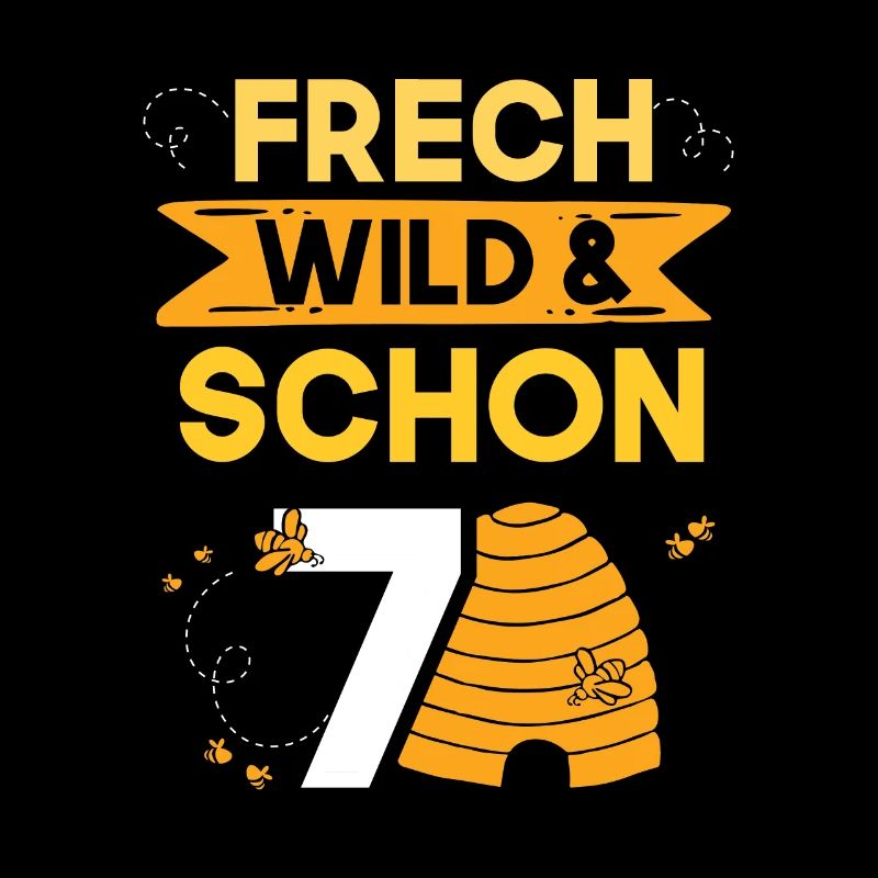 7 Jahre Geburtstag Junge Mädchen Imker Biene