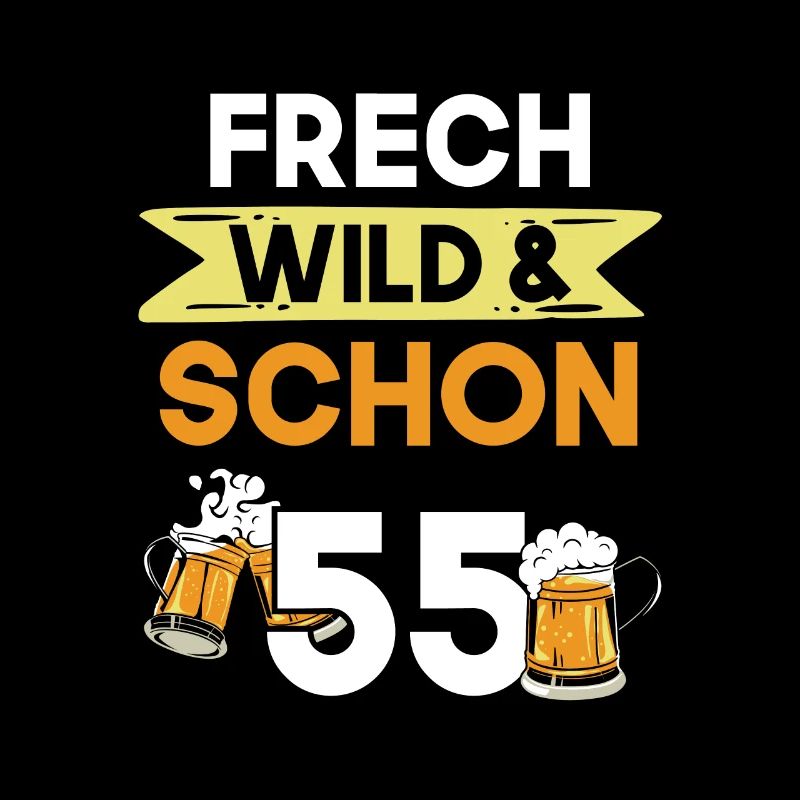 Geschenk 55 Jahre Geburtstag Bier Biertrinker