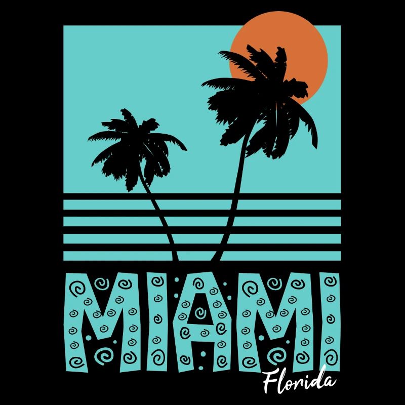 Miami Florida Palmen Sonne Geschenkidee