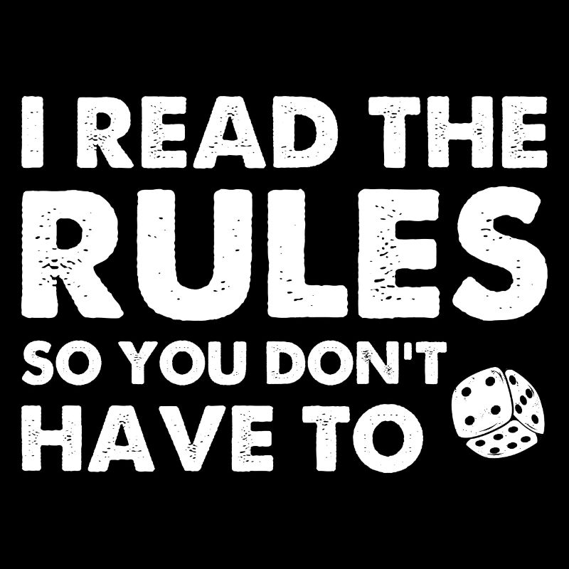 I Read The Rules So You Don't Have To
