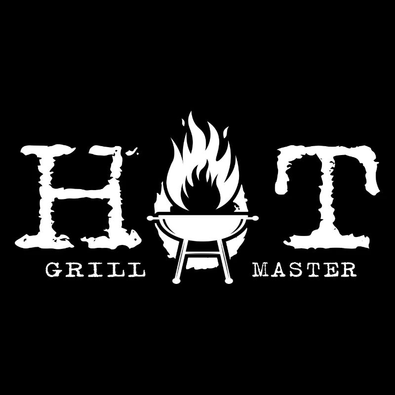 "Hot Grillmaster" BBQ Steak Charcoal Grill