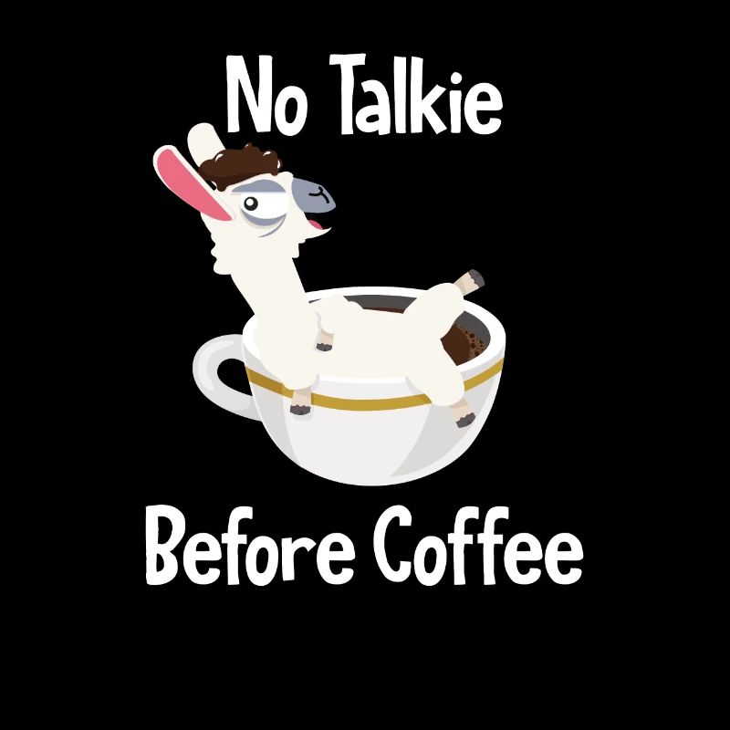 No Talkie Before Coffee Vicuna Guanaco Llama